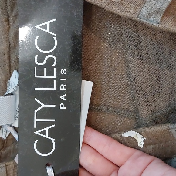 Caty lesca very unique Artsy  pants size 1 - Picture 7 of 9